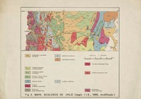 Mapa geológico de Chile  [material cartográfico] (según I.I.G., 1968, modificado).