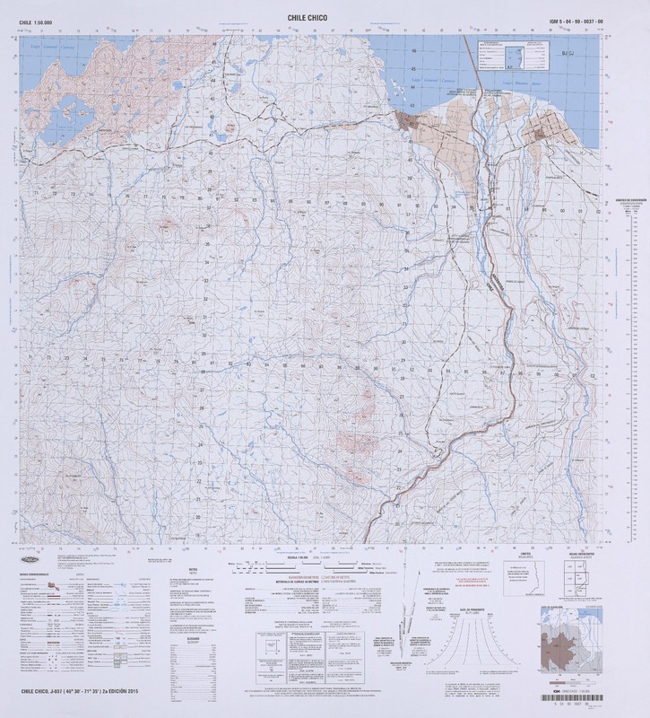 Chile Chico  [material cartográfico] Instituto Geográfico Militar.