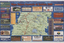 Mapa rutero provincia de Valdivia 2000  [material cartográfico]
