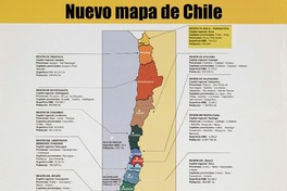 Nuevo mapa de Chile  [material cartográfico]