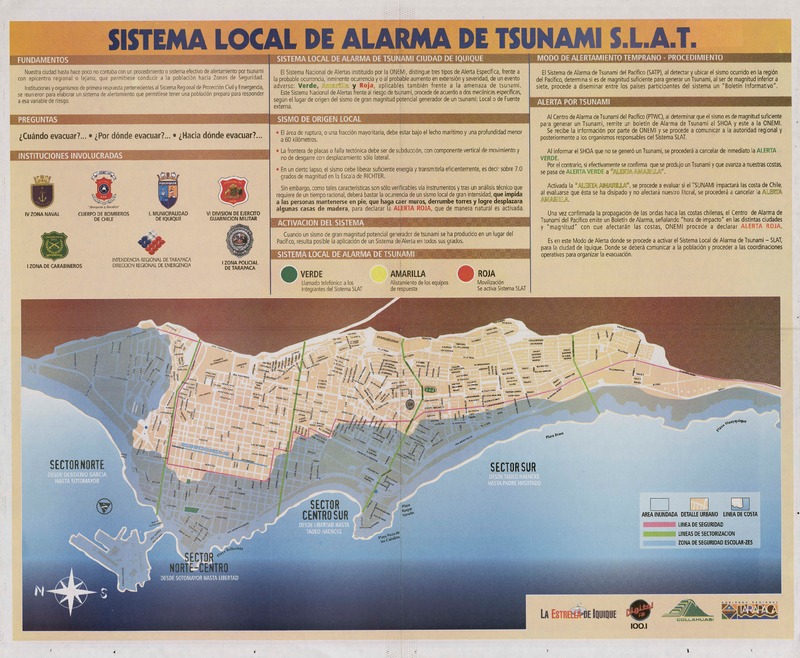 Sistema local de alarma de Tsunami S.L.A.T.  [material cartográfico]