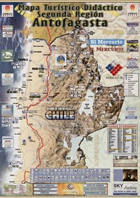 Mapa turístico didáctico Segunda Región Antofagasta. [material cartográfico] :