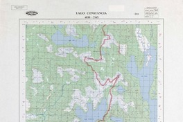 Lago Constancia (40°30'-71°45')  [material cartográfico] Instituto Geográfico Militar de Chile.