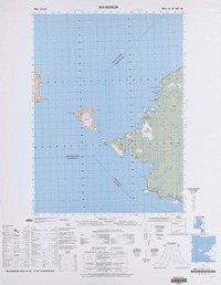 Isla Queullín (41° 45' - 72° 45')  [material cartográfico] preparado y publicado por el Instituto Geográfico Militar.