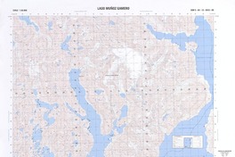 Lago Muñoz Gamero (52° 30' 00'' - 73° 07' 30'')  [material cartográfico] Instituto Geográfico Militar de Chile.