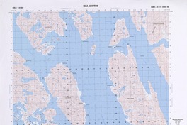 Isla Newton (51° 45' 00'' - 73° 30' 00'')  [material cartográfico] Instituto Geográfico Militar de Chile.