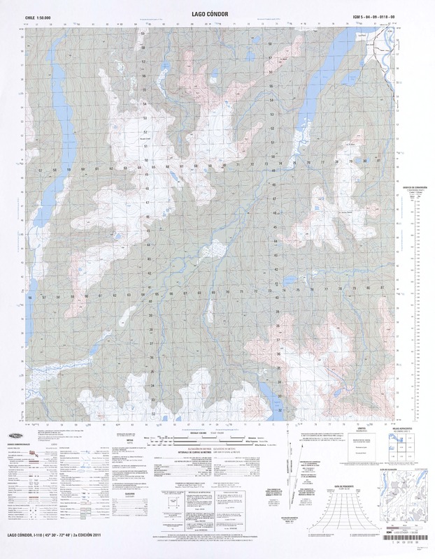 Lago Cóndor  [material cartográfico] Instituto Geográfico Militar.