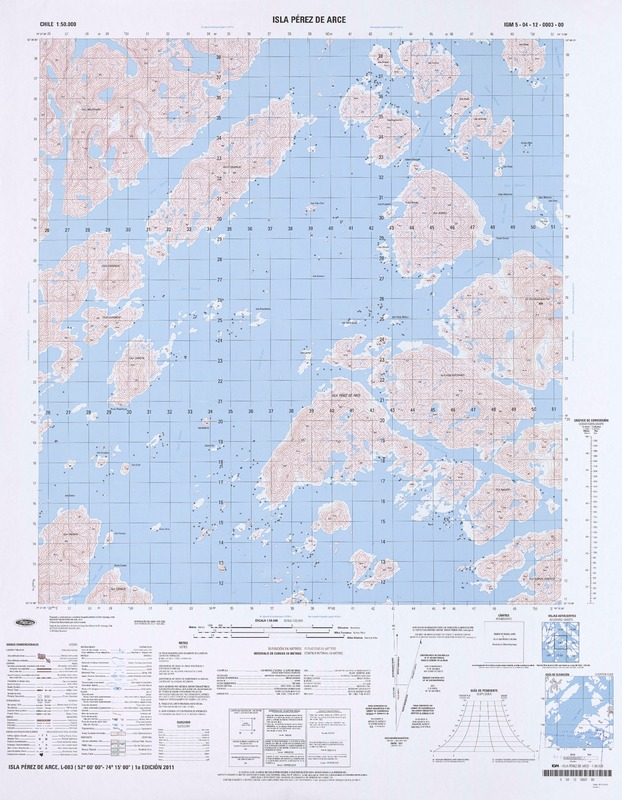 Isla Pérez de Arce  [material cartográfico] Instituto Geográfico Militar.