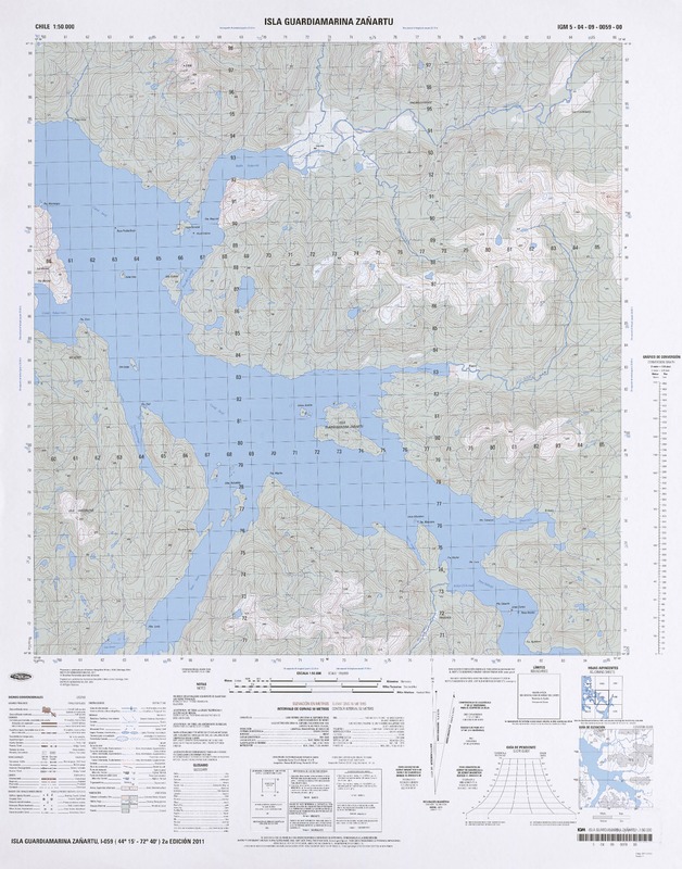 Isla Guardiamarina Zañartu  [material cartográfico] Instituto Geográfico Militar.
