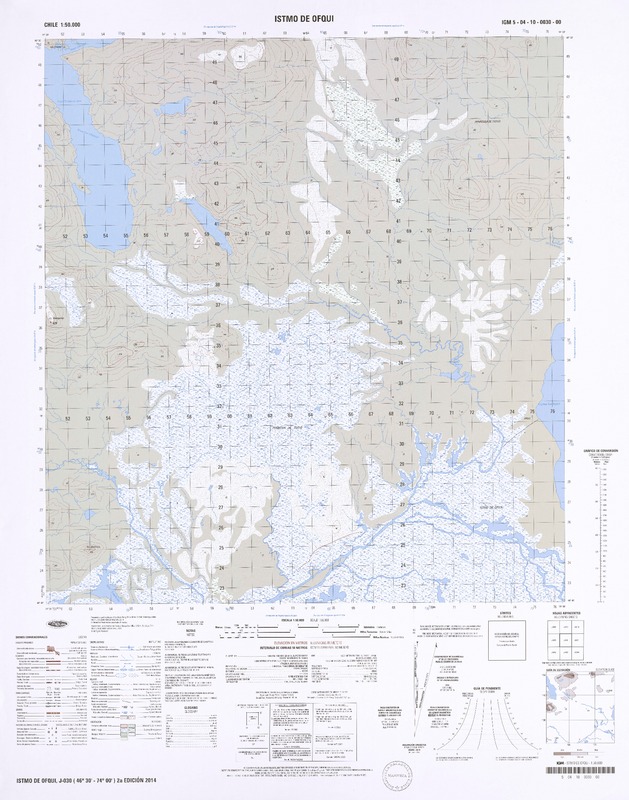 Istmo de Ofqui  [material cartográfico] Instituto Geográfico Militar.