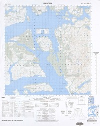 Isla Cuptana (44° 30' - 73° 40')  [material cartográfico] preparado y publicado por el Instituto Geográfico Militar.
