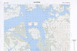 Isla Cuptana (44° 30' - 73° 40')  [material cartográfico] preparado y publicado por el Instituto Geográfico Militar.