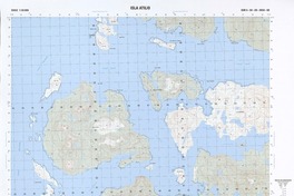 Isla Atilio (44°15'-73°00')  [material cartográfico] Instituto Geográfico Militar de Chile.