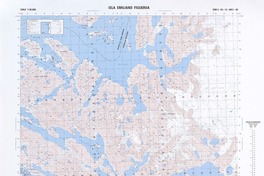 Isla Emiliano Figueroa (52° 45' 00" - 73° 07' 30")  [material cartográfico] Instituto Geográfico Militar de Chile.