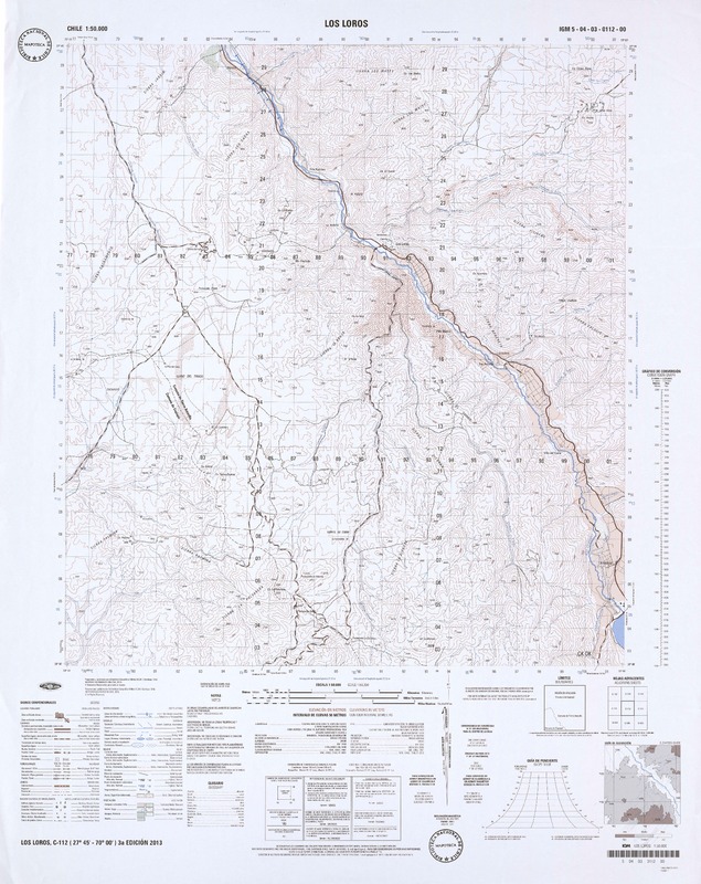 Los Loros  [material cartográfico] Instituto Geográfico Militar.