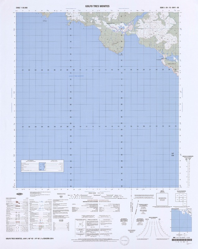 Golfo Tres Montes  [material cartográfico] Instituto Geográfico Militar.