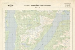 Estero Cupquelán o San Francisco 4600 - 7320 [material cartográfico] : Instituto Geográfico Militar de Chile.