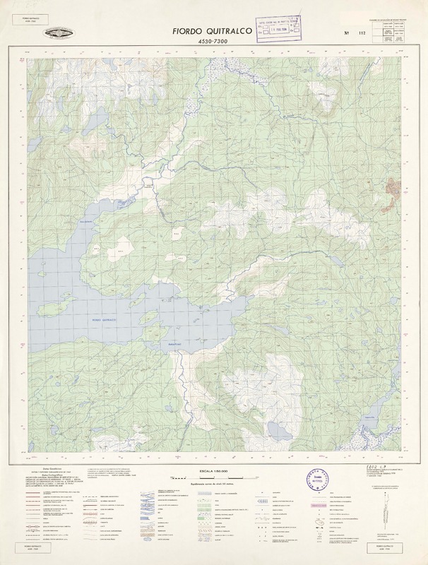 Fiordo Quitralco (45° 30' - 73° 00')  [material cartográfico] Instituto Geográfico Militar de Chile.