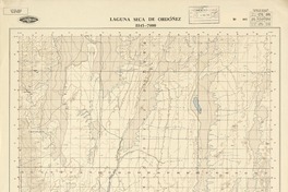 Laguna Seca de Ordóñez 2245 - 7000 [material cartográfico] : Instituto Geográfico Militar de Chile.
