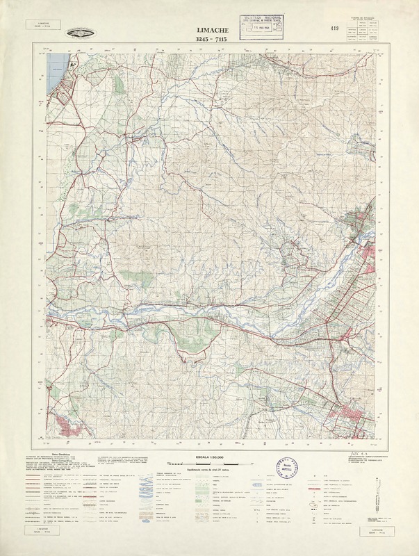 Limache 3245 - 7115 [material cartográfico] : Instituto Geográfico Militar de Chile.