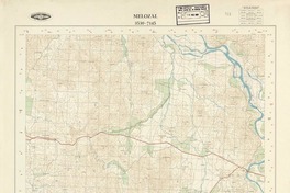 Melozal 3530 - 7145 [material cartográfico] : Instituto Geográfico Militar de Chile.