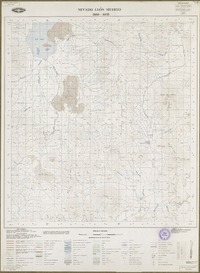 Nevado León Muerto 2600 - 6830 [material cartográfico] : Instituto Geográfico Militar de Chile.