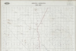 Oficina Alemania 2500 - 6945 [material cartográfico] : Instituto Geográfico Militar de Chile.