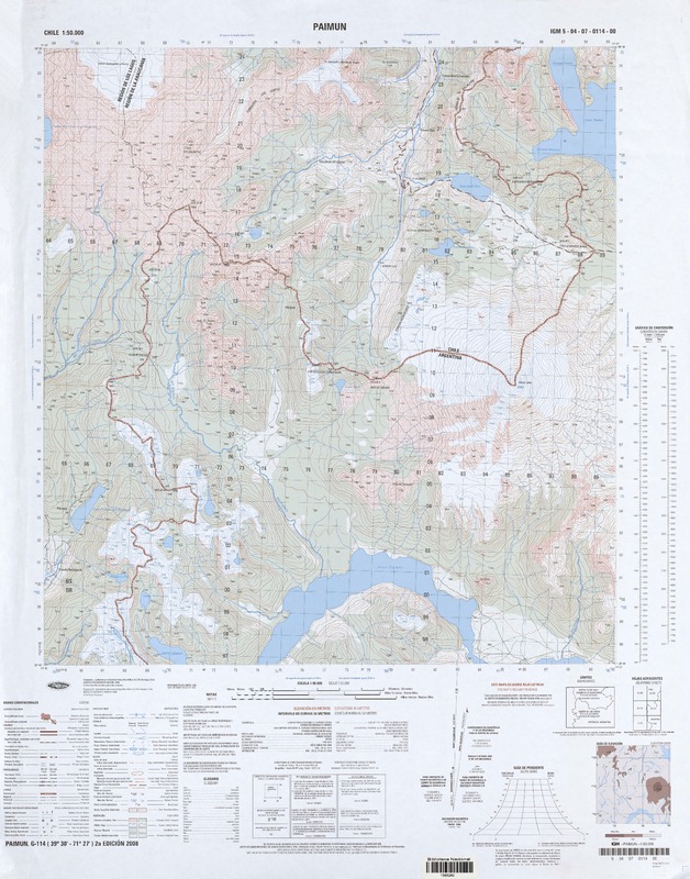 Paimún  [material cartográfico] preparado y publicado por el Instituto Geográfico Militar.
