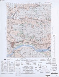 Melipilla 33° 30'-71° 00' [material cartográfico] Instituto Geográfico Militar de Chile.