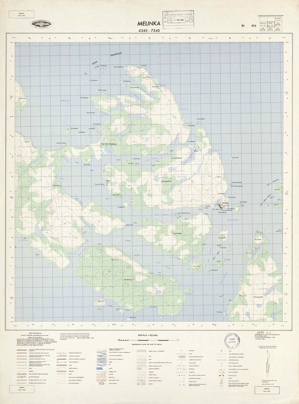 Melinka 4345 - 7340 [material cartográfico] : Instituto Geográfico Militar de Chile.