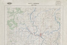 Nueva Imperial 3830 - 7245 [material cartográfico] : Instituto Geográfico Militar de Chile.
