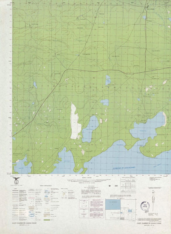 Oazy Harbour (52°30'00''-70°30'00'')  [material cartográfico] Instituto Geográfico Militar de Chile.