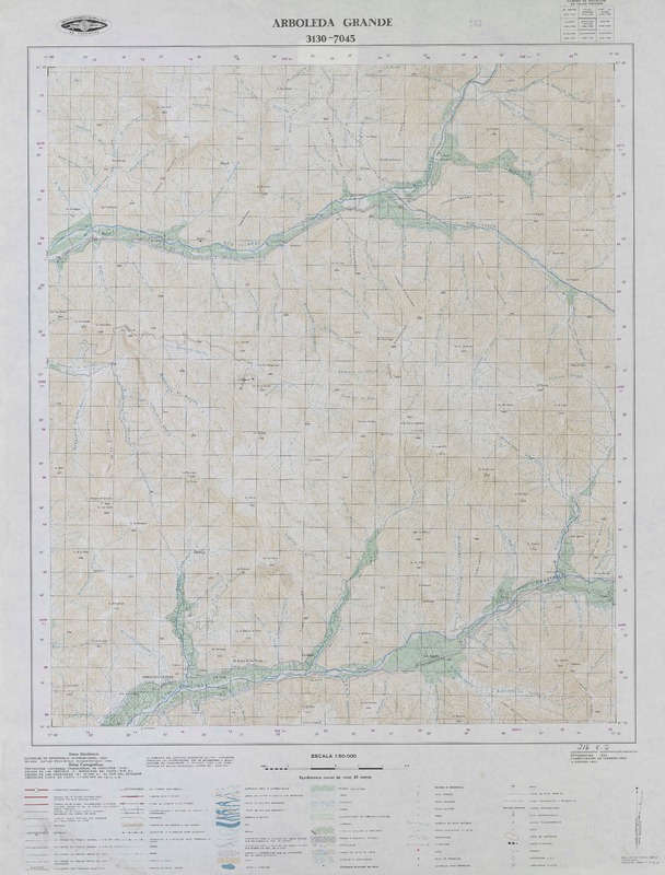 Arboleda Grande 3130 - 7045 [material cartográfico] : Instituto Geográfico Militar de Chile.