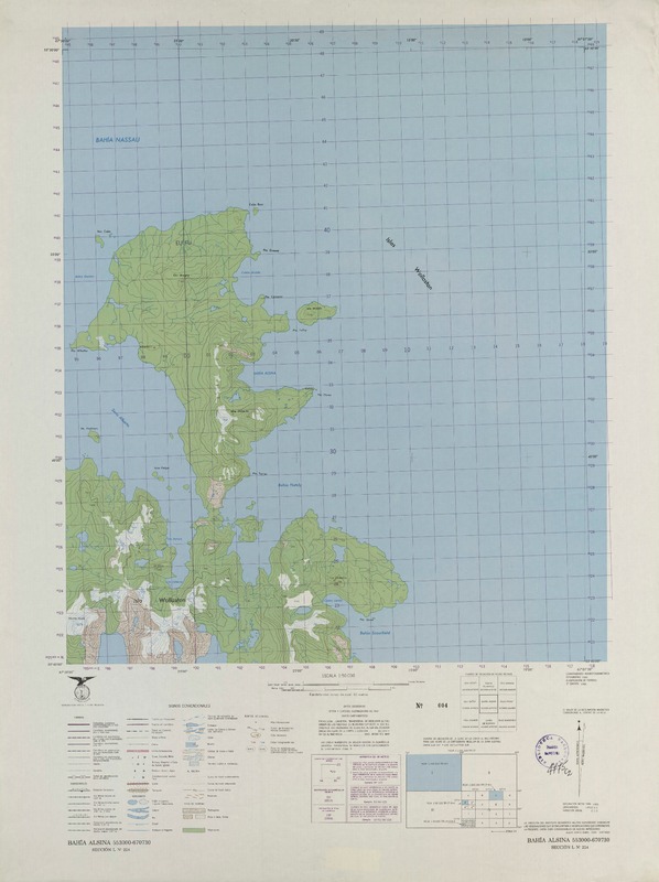 Bahía Alsina 553000 - 670730 [material cartográfico] : Instituto Geográfico Militar de Chile.