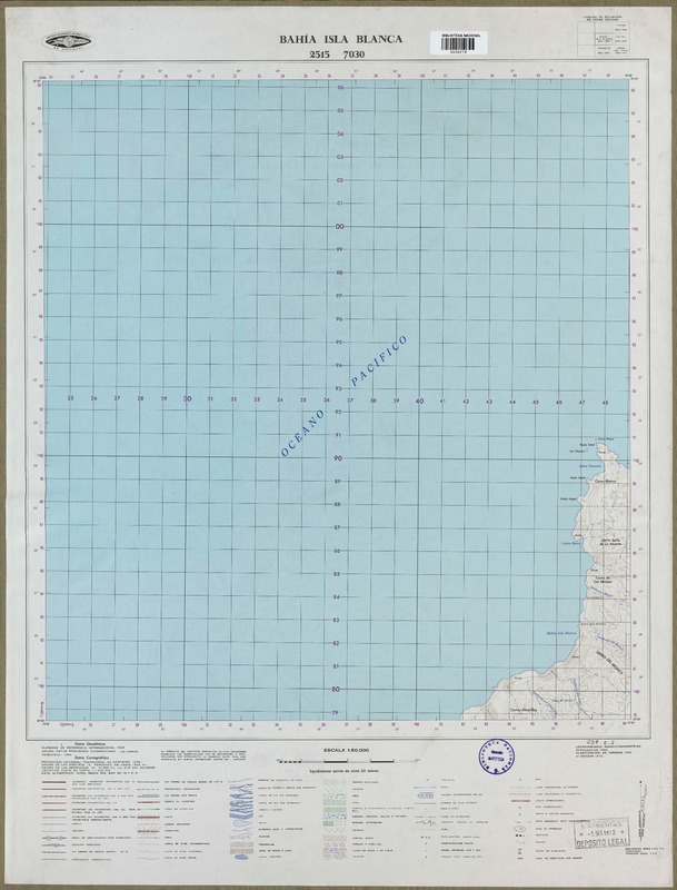 Bahía Isla Blanca 2515 - 7030 [material cartográfico] : Instituto Geográfico Militar de Chile.