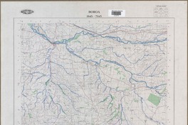 Boroa 3845 - 7245 [material cartográfico] : Instituto Geográfico Militar de Chile.