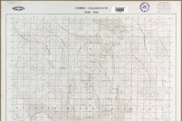 Cerro Chamonate 2700 - 7015 [material cartográfico] : Instituto Geográfico Militar de Chile.