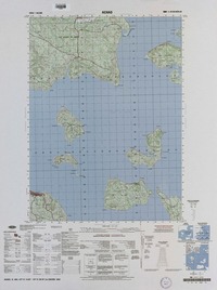 Achao (42°15'14.60"-73°15'09.70") [material cartográfico] : Instituto Geográfico Militar de Chile.