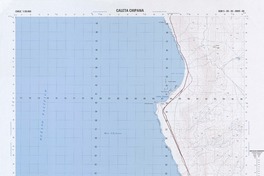Caleta Chipana 21°15' - 70°00' [material cartográfico] : Instituto Geográfico Militar de Chile.