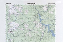 Central Rapel (34°00' - 71°30') [material cartográfico] : Instituto Geográfico Militar de Chile.
