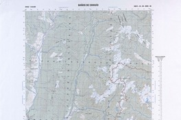 Baños de Chihuío (40° 00' - 71° 45')  [material cartográfico] preparado y publicado por el Instituto Geográfico Militar.