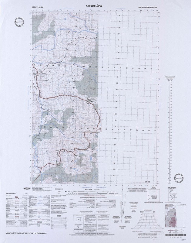 Arroyo López  [material cartográfico] Instituto Geográfico Militar.