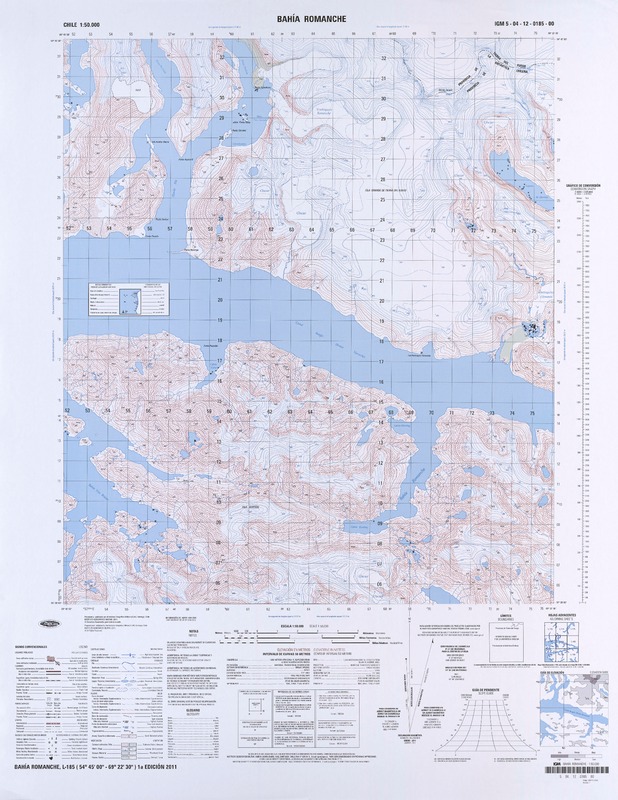 Bahía Romanche  [material cartográfico] Instituto Geográfico Militar.