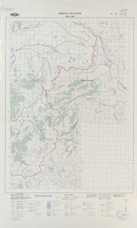 Arroyo los Patos 4430 - 7100 [material cartográfico] : Instituto Geográfico Militar de Chile.