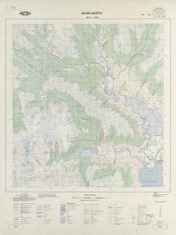 Bahía Murta 4615 - 7240 [material cartográfico] : Instituto Geográfico Militar de Chile.