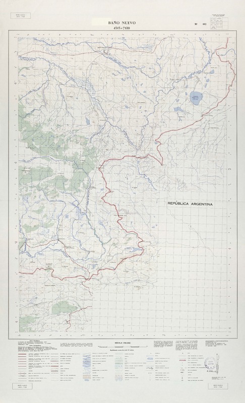Baño Nuevo 4515 - 7120 [material cartográfico] : Instituto Geográfico Militar de Chile.