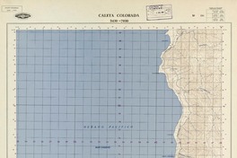 Caleta Colorada 2430 - 7030 [material cartográfico] : Instituto Geográfico Militar de Chile.