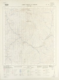 Cerro Cadillal o Anselmo 2745 - 6915 [material cartográfico] : Instituto Geográfico Militar de Chile.