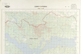 Cerro Catedral 4445 - 7140 [material cartográfico] : Instituto Geográfico Militar de Chile.