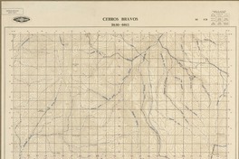 Cerros Bravos 2630 - 6915 [material cartográfico] : Instituto Geográfico Militar de Chile.
